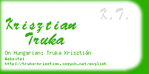 krisztian truka business card
